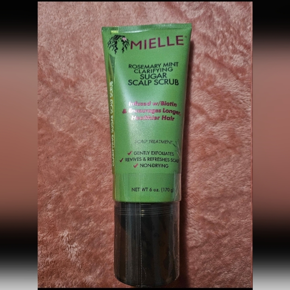 Mielle Rosemary Mint Clarifying Sugar Scalp Scrub - Brand New
